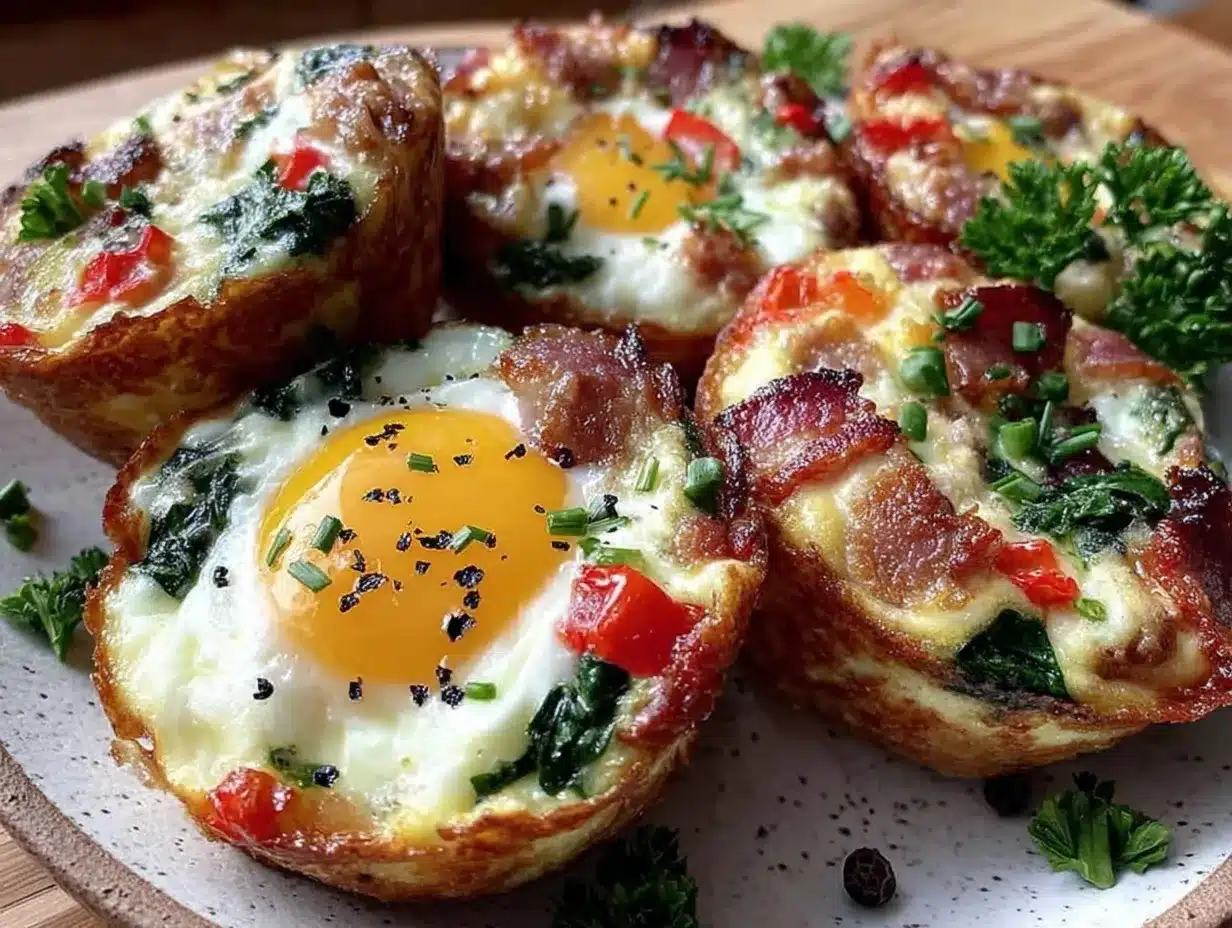 air fryer breakfast egg cups preparation steps
