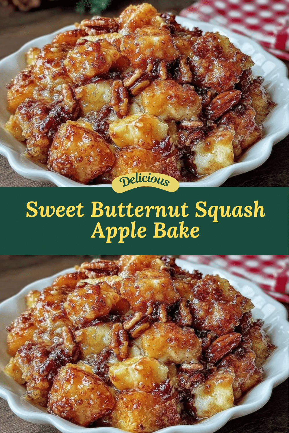 butternut squash apple bake recipe