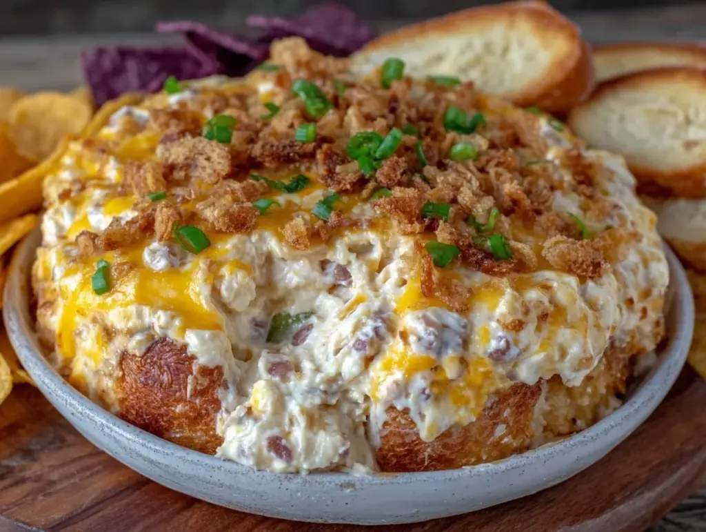 cheesy jalapeño popper dip - featured image