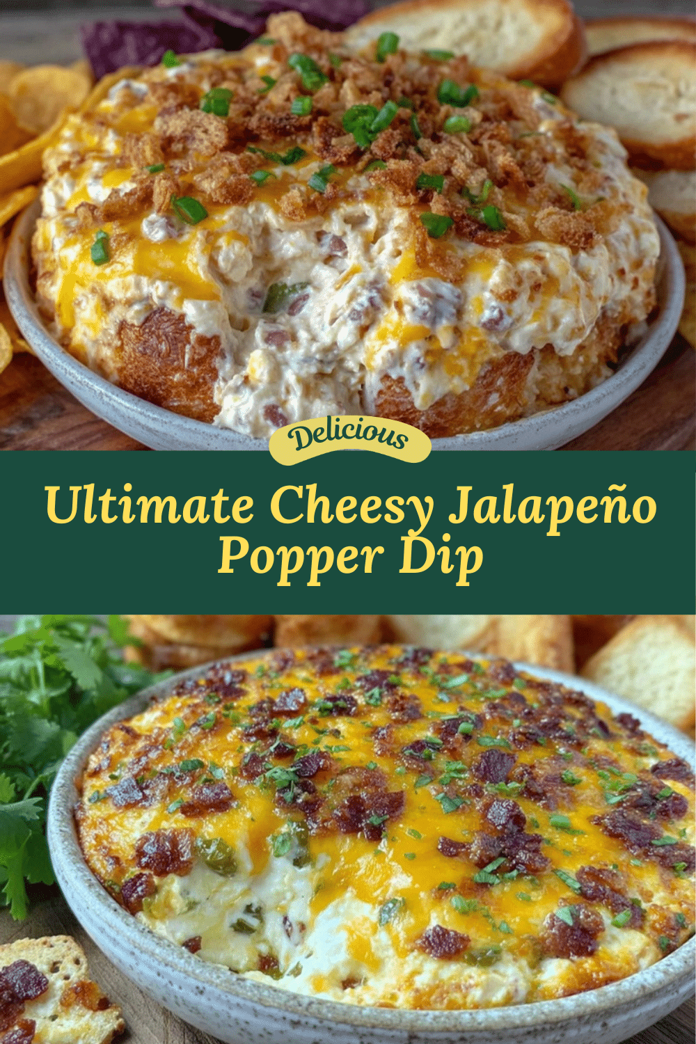 cheesy jalapeño popper dip recipe