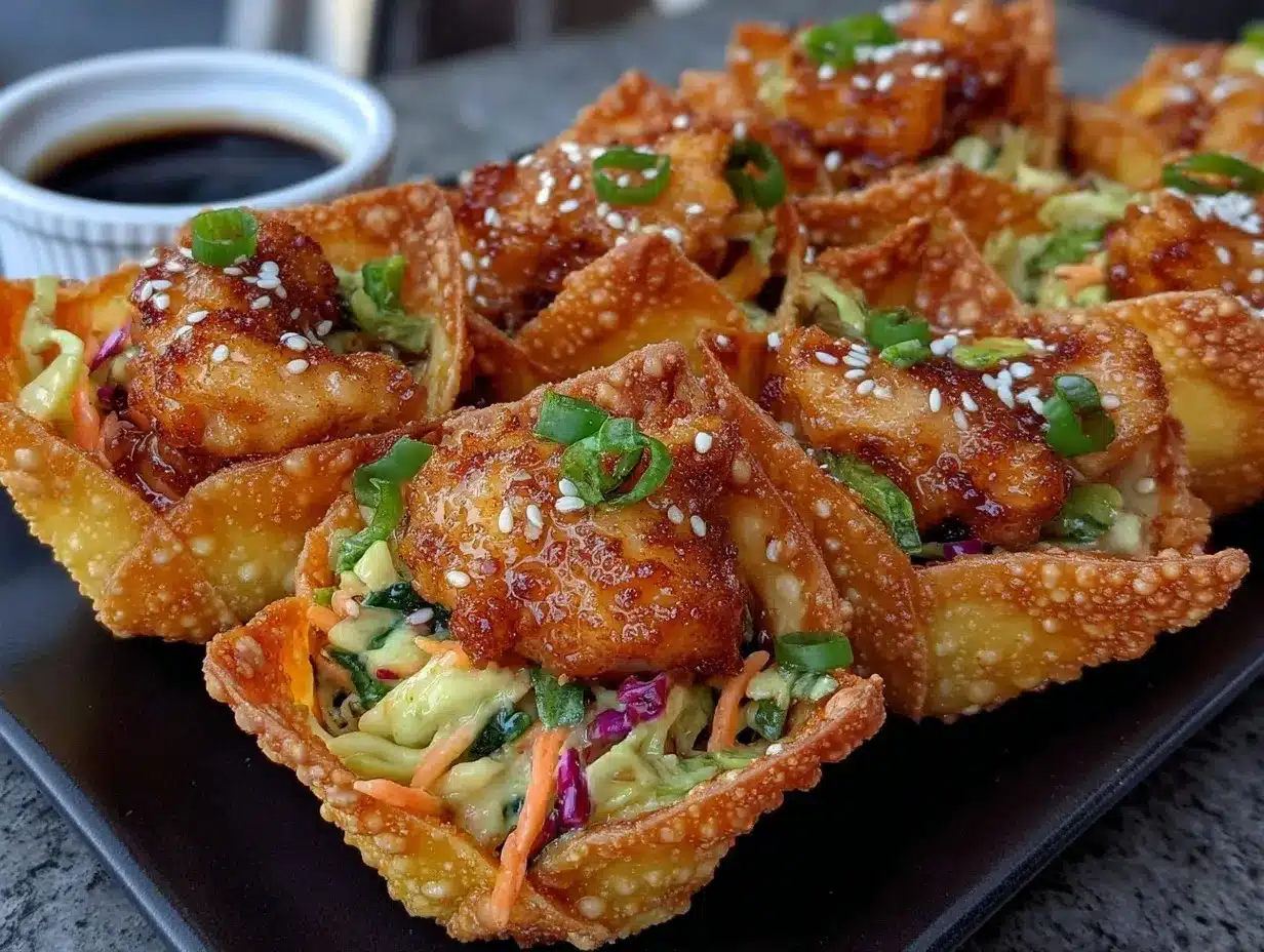 chicken wonton tacos preparation steps