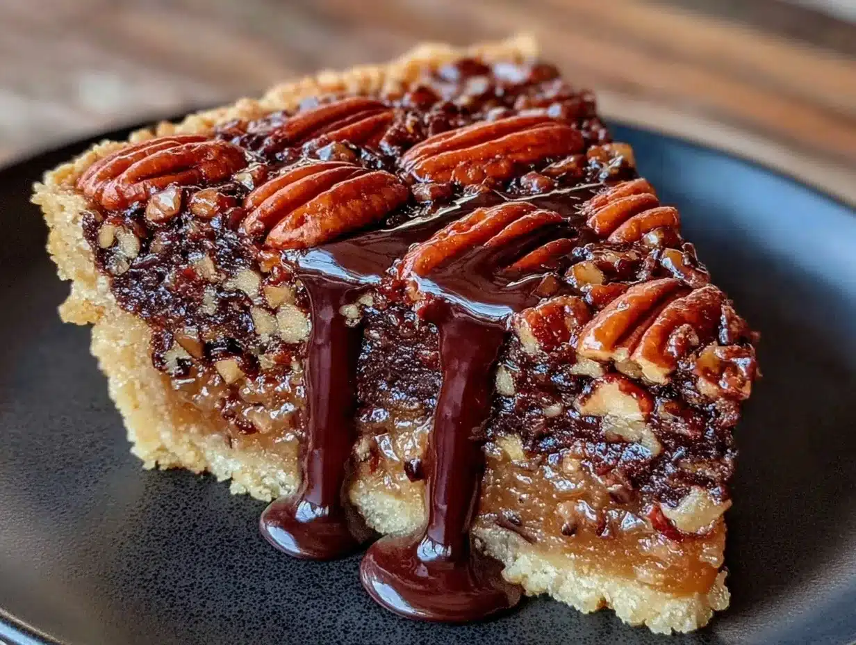 chocolate pecan pie recipe preparation steps