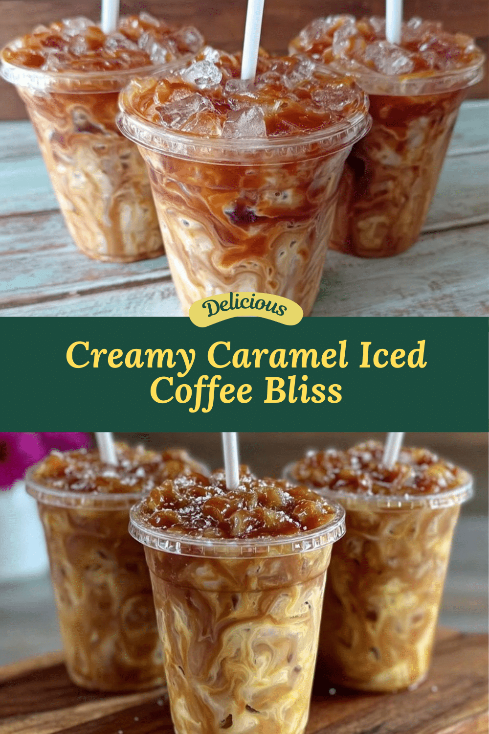 creamy caramel iced coffee recipe