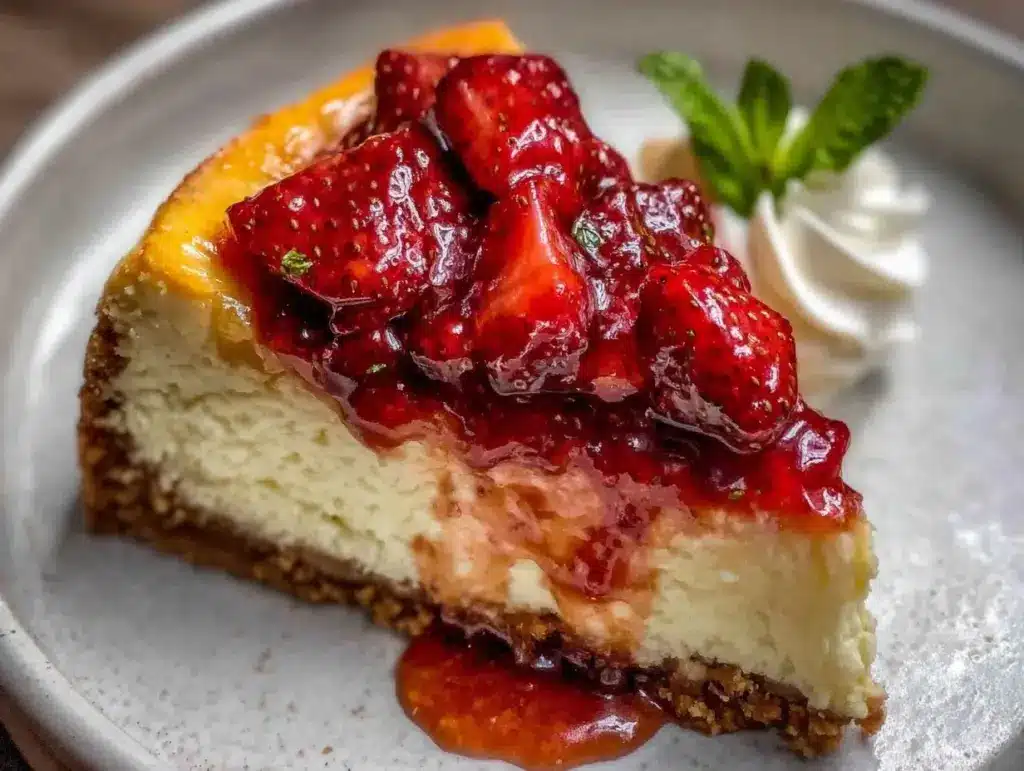 creamy cheesecake desserts with savory steak sauce twist - featured image