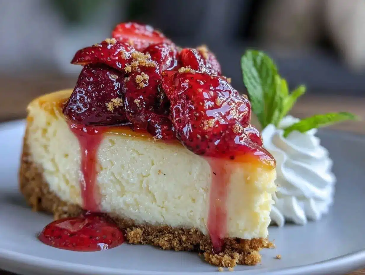 creamy cheesecake desserts with savory steak sauce twist preparation steps