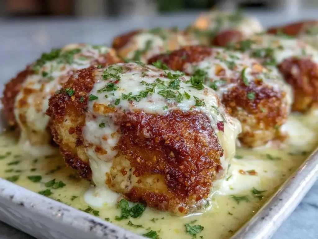 creamy chicken pillows - featured image