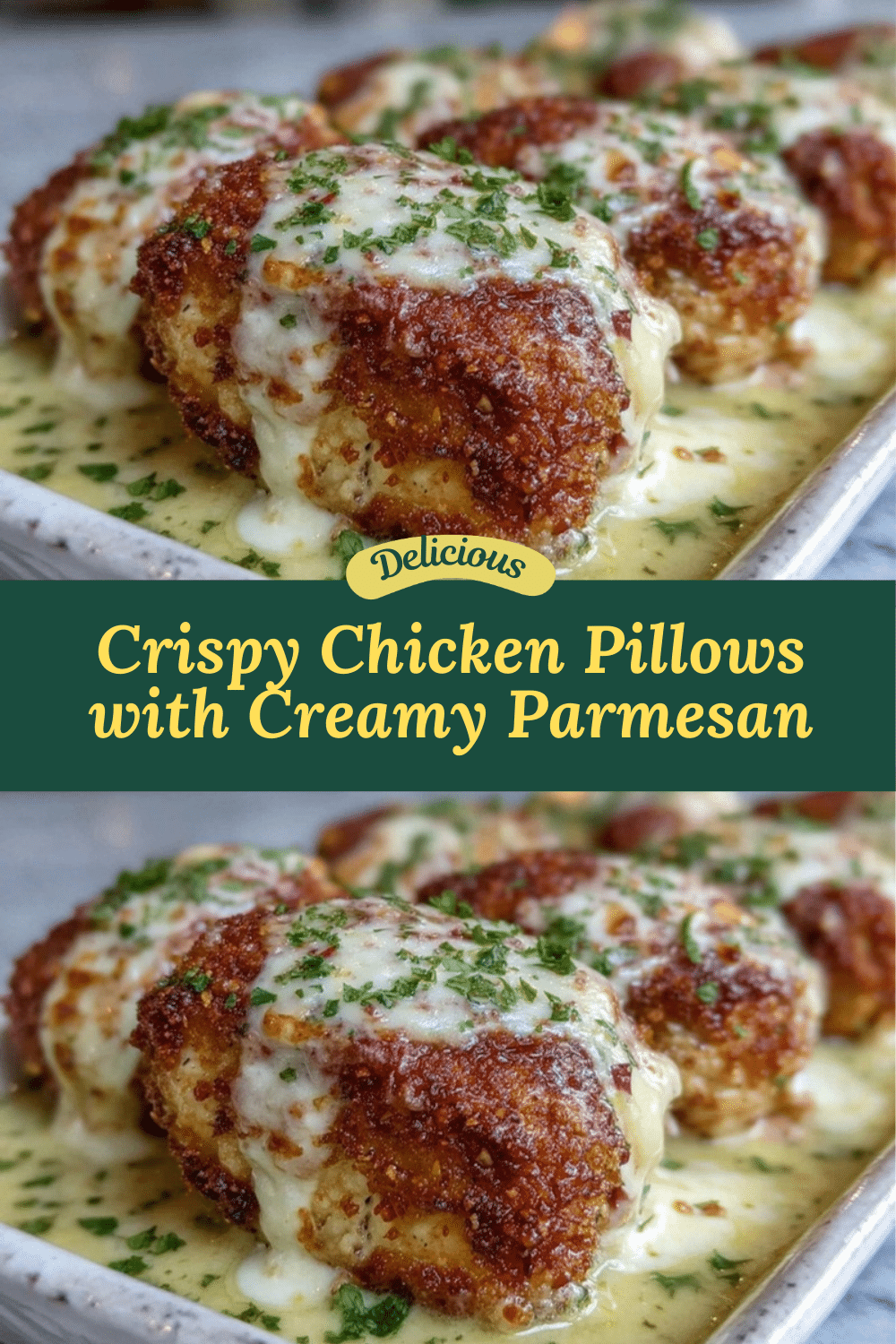 creamy chicken pillows recipe