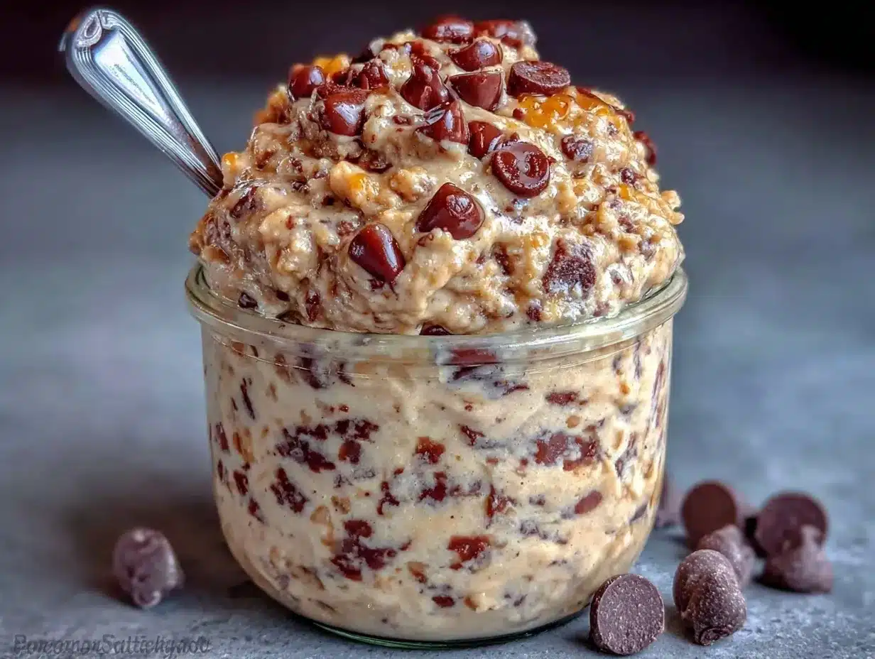 creamy chocolate chip cookie dough recipe preparation steps