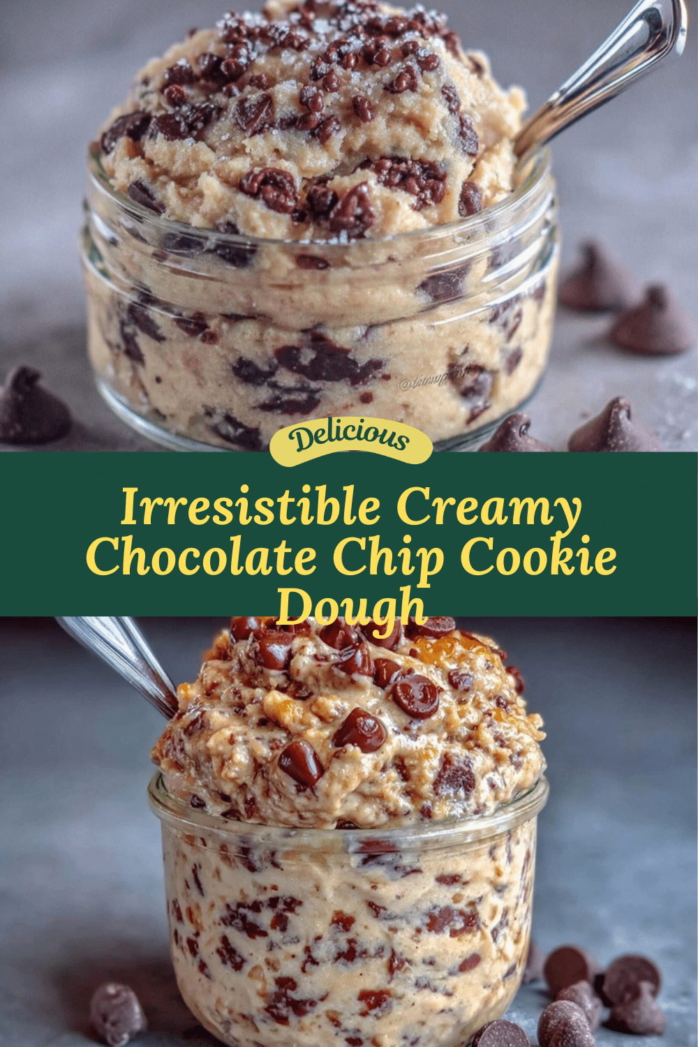 creamy chocolate chip cookie dough recipe recipe