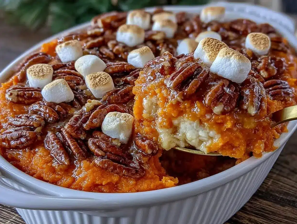 creamy maple sweet potato casserole preparation steps