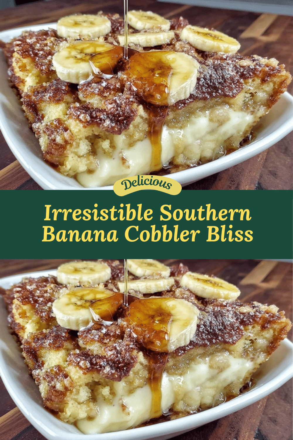 creamy southern banana cobbler recipe