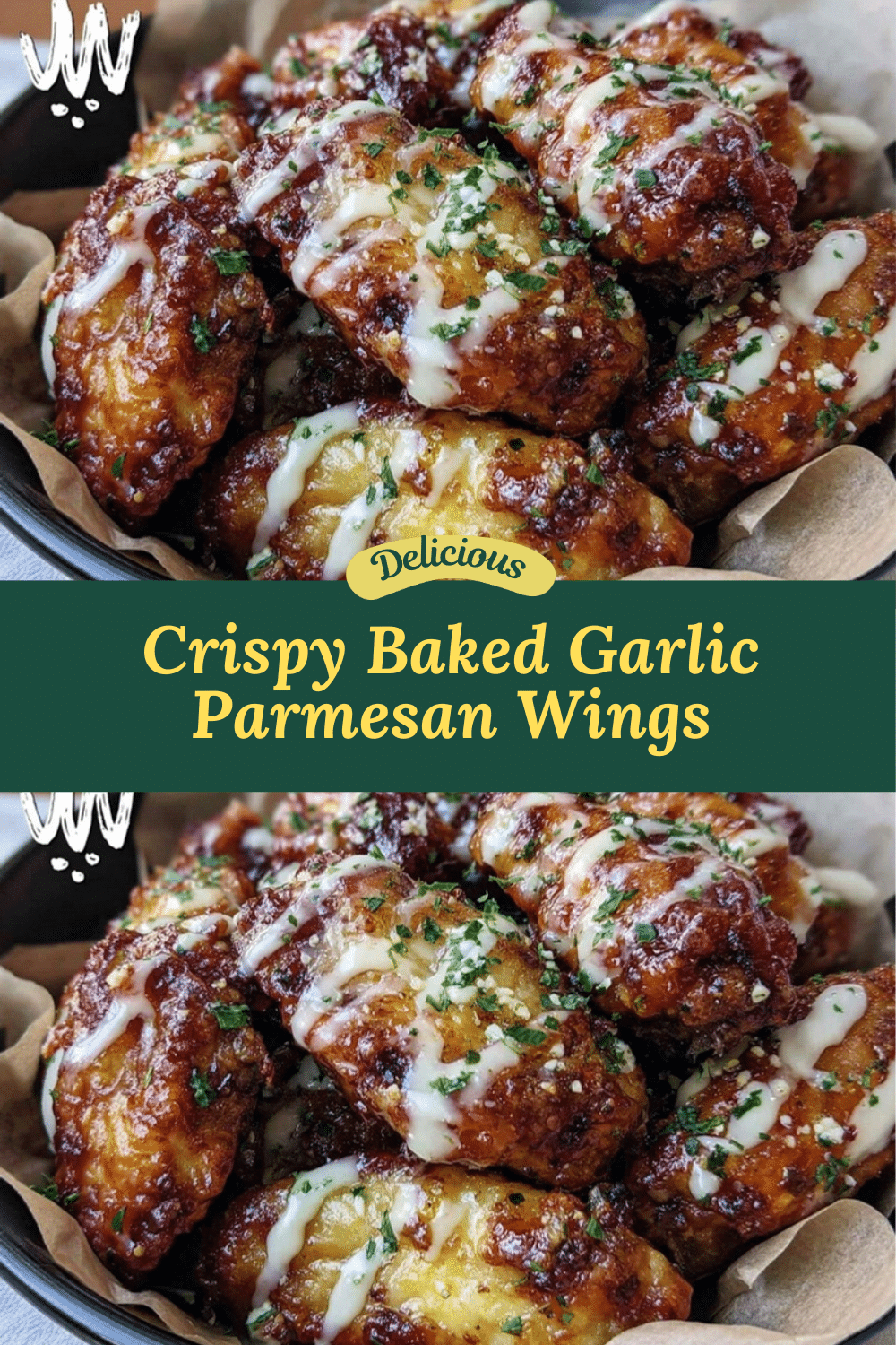 crispy baked garlic parmesan boneless wings recipe