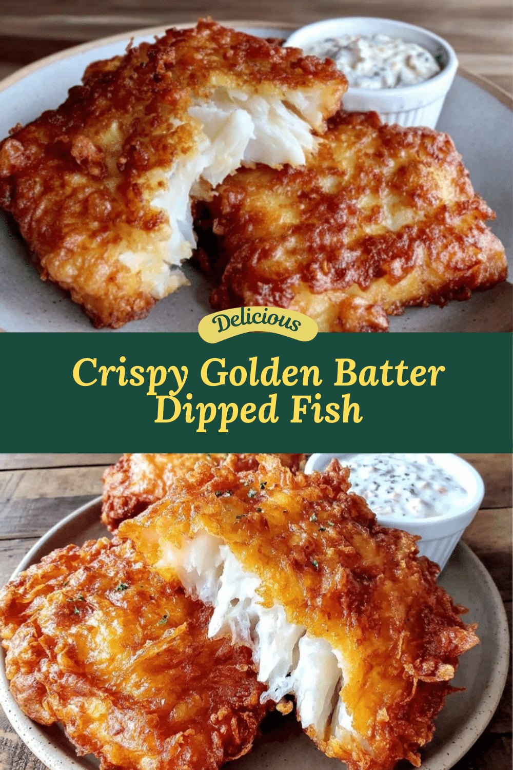 crispy batter dipped fish recipe