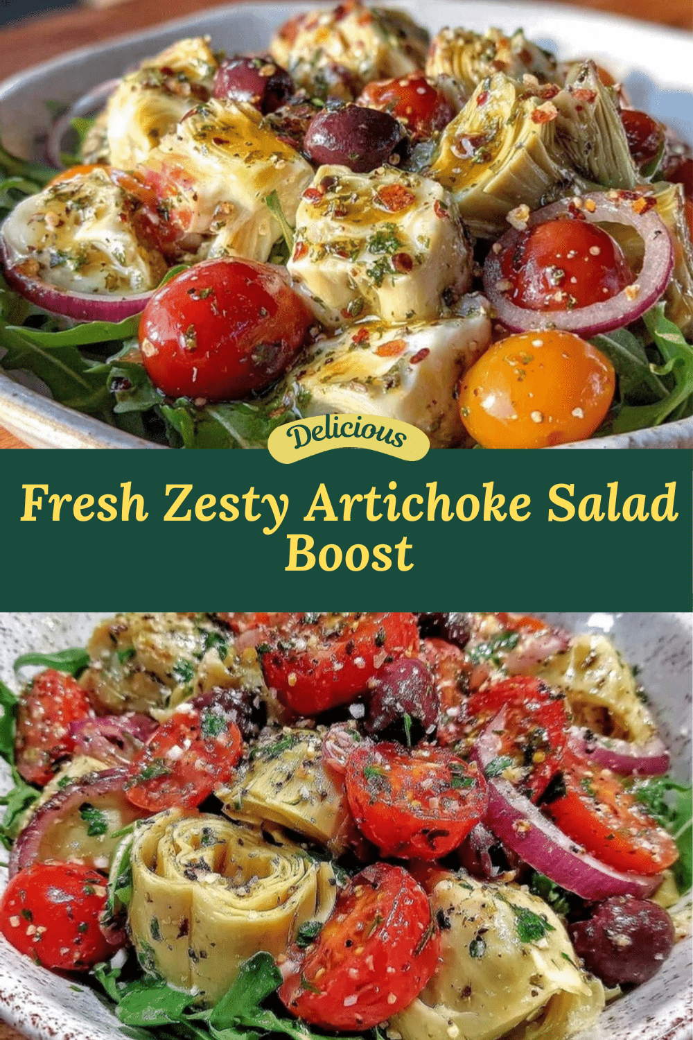 fresh artichoke salad with arugula recipe