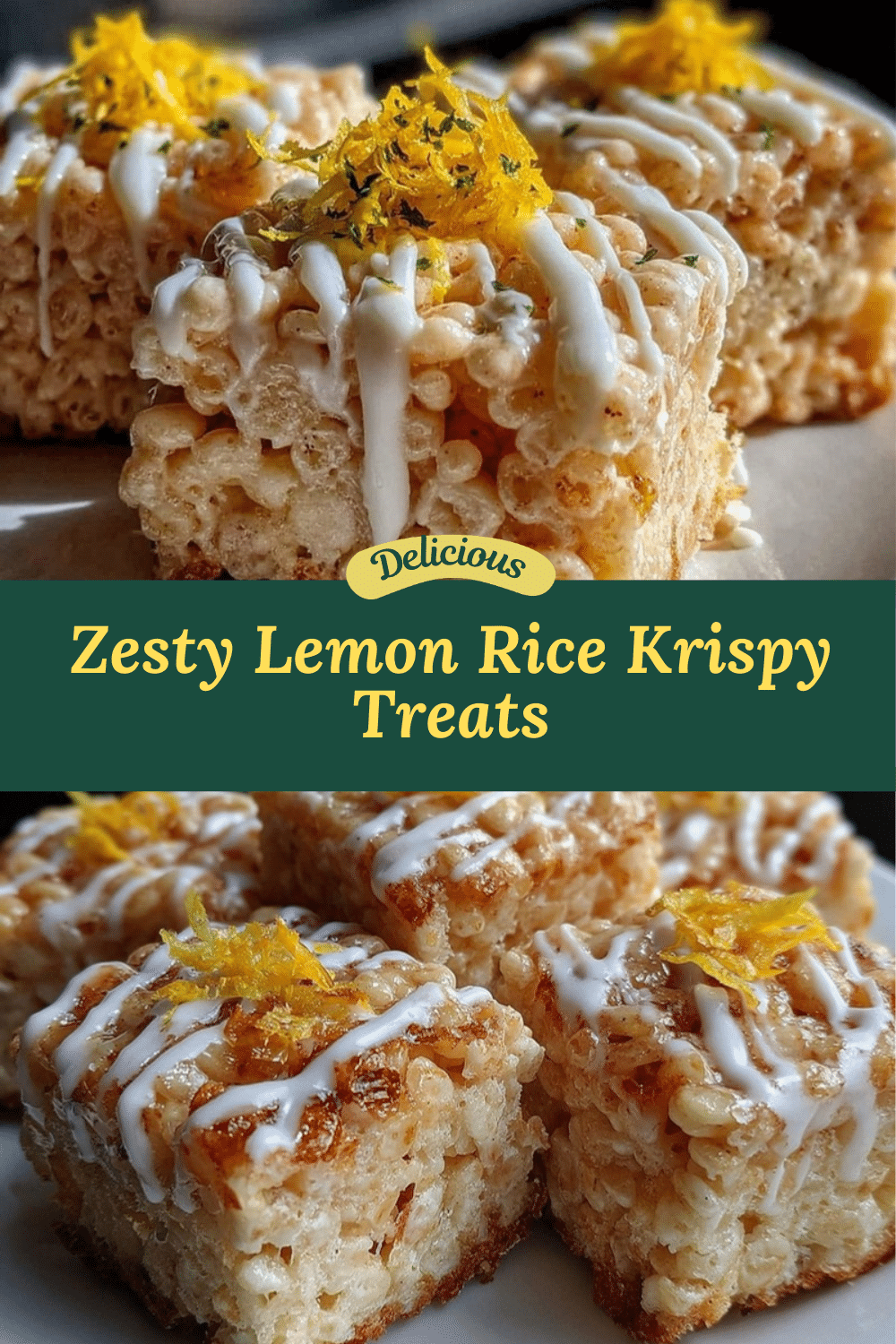 fresh lemon rice krispy treats recipe
