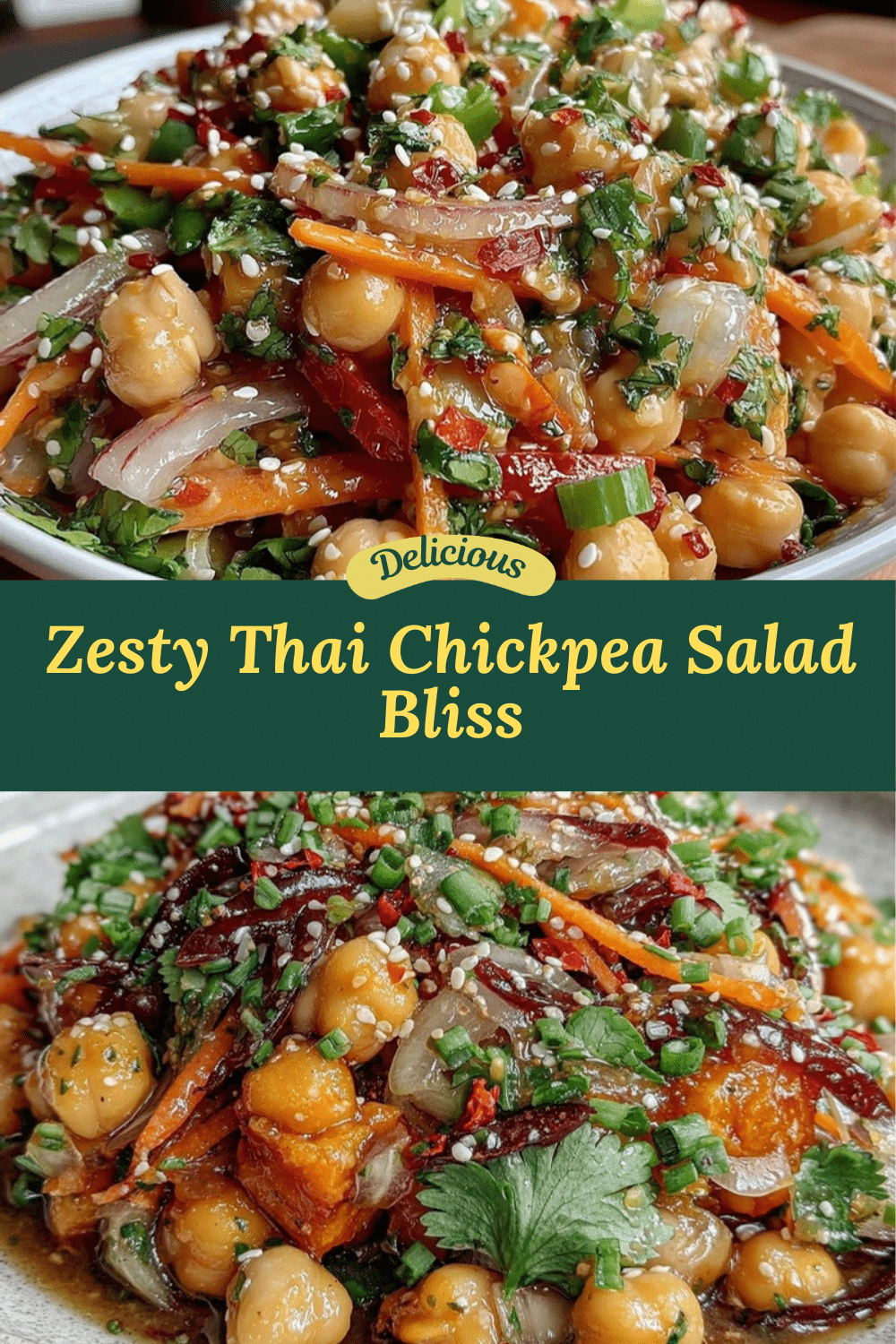 fresh thai chickpea salad recipe