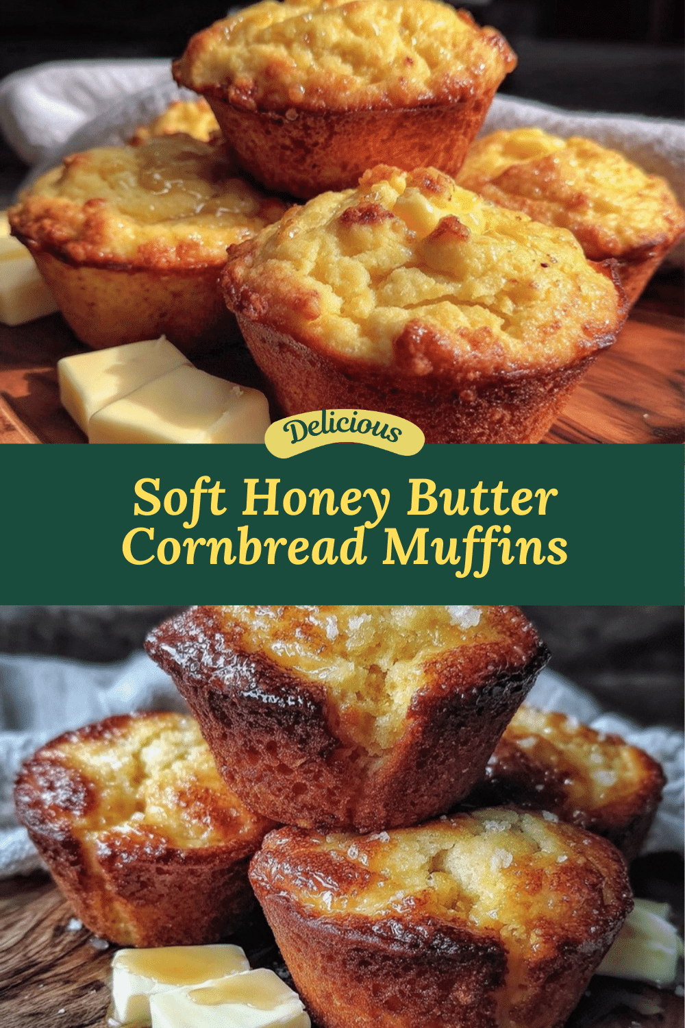 honey butter cornbread muffins recipe