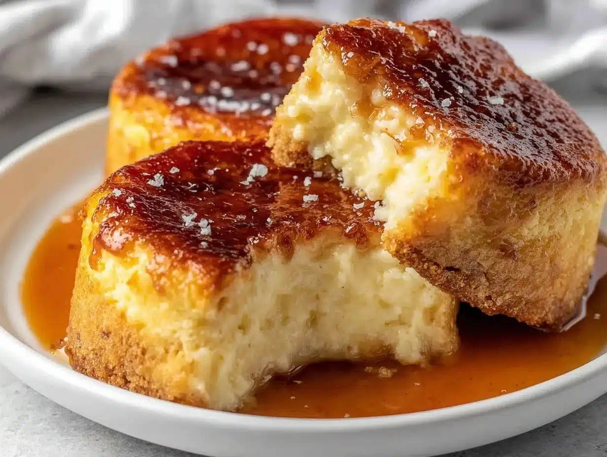 mini crème brûlée cheesecakes preparation steps