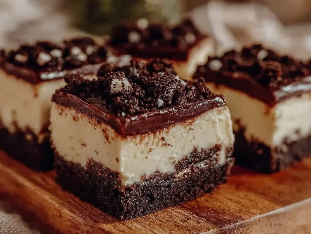 no-bake Oreo cheesecake bars - featured image