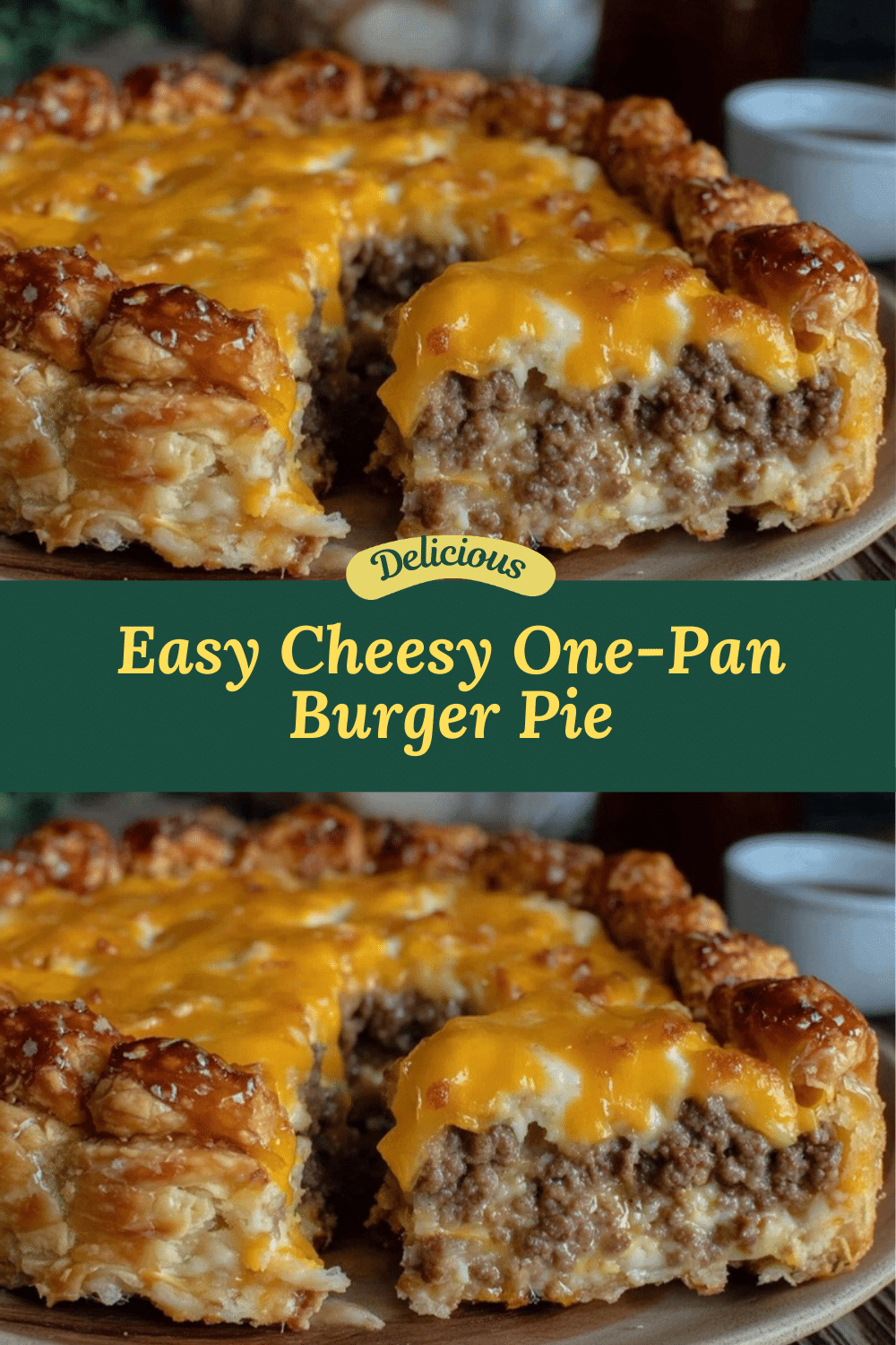 one-pan cheeseburger pie recipe