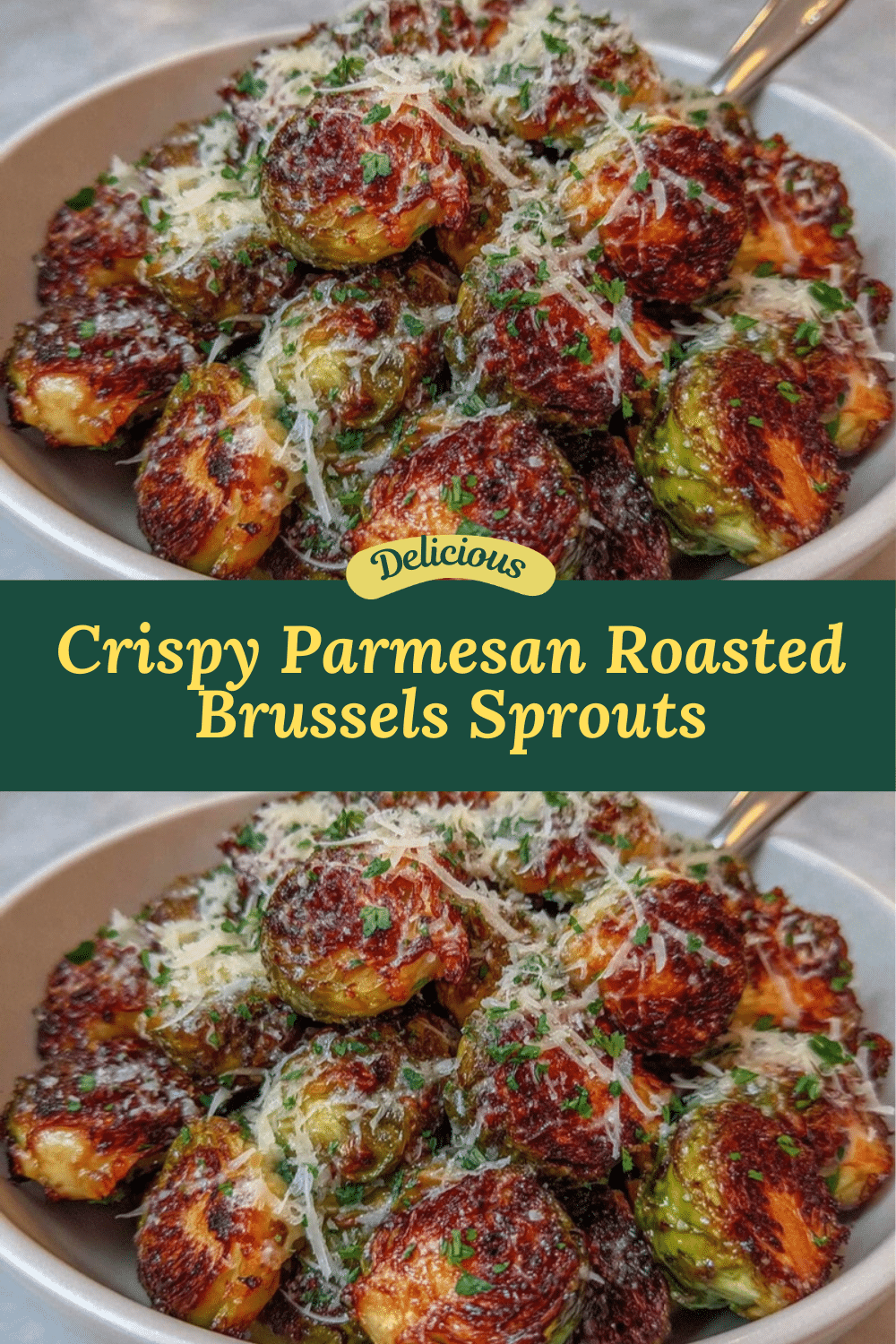 Parmesan roasted Brussels sprouts recipe