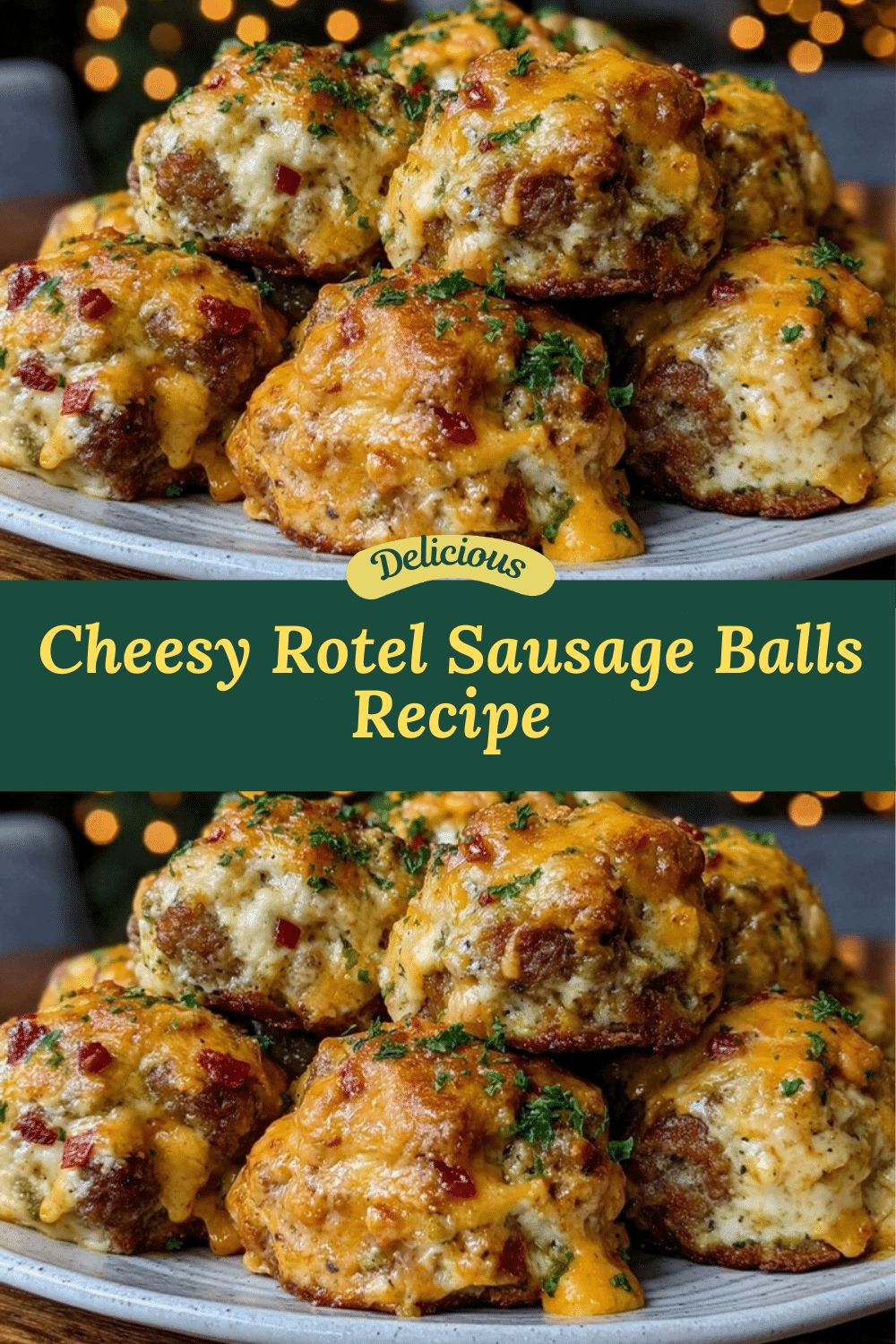 rotel cream cheese sausage balls recipe