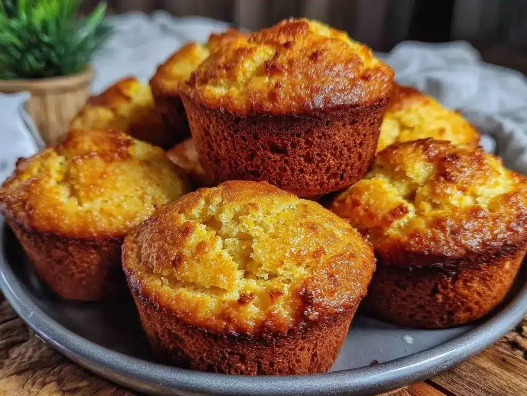 savory cornbread muffins - featured image