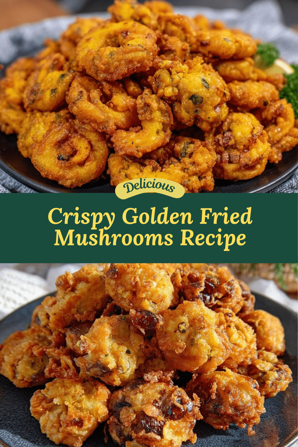 savory crispy fried mushroom recipe recipe