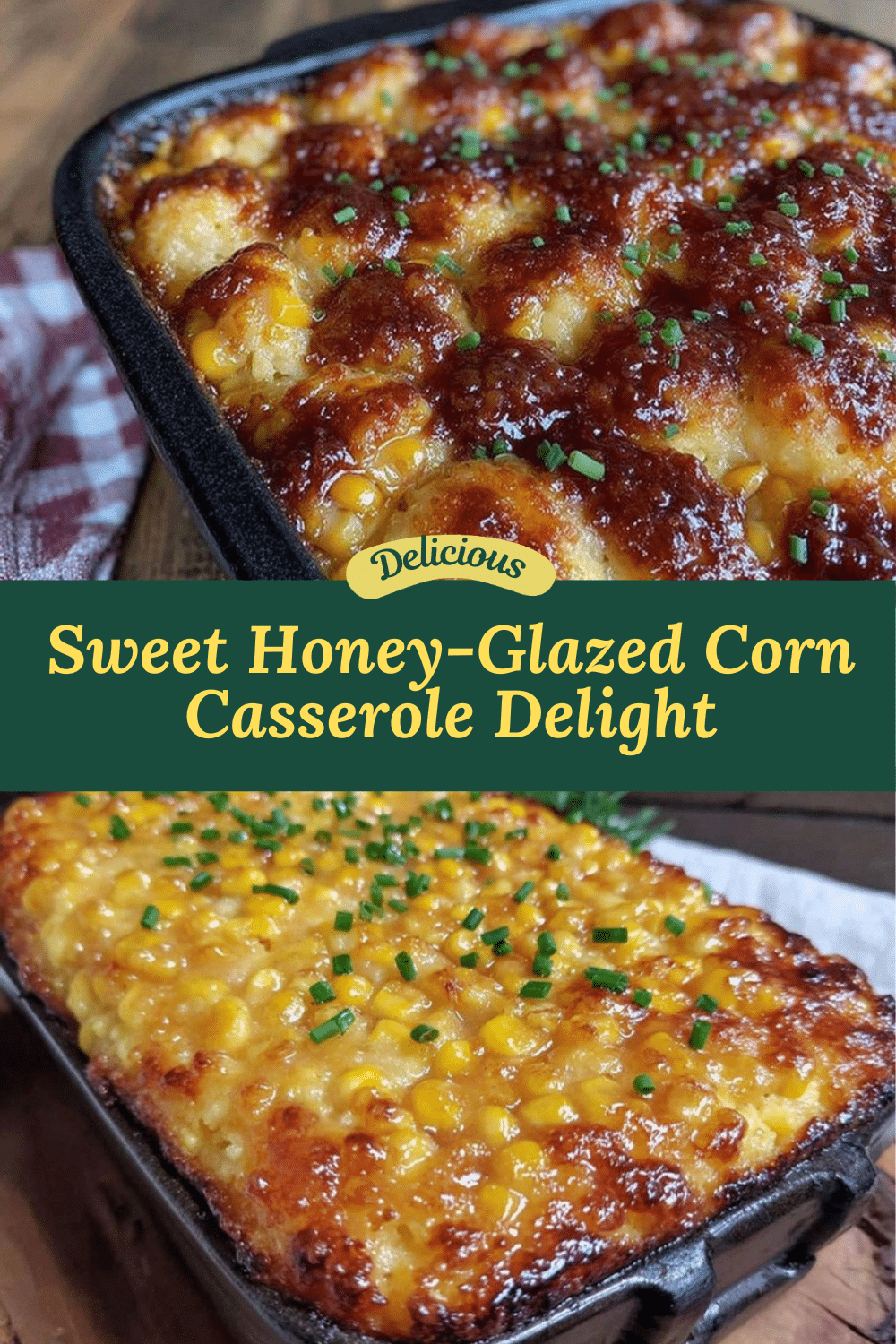 savory honey-glazed corn casserole recipe