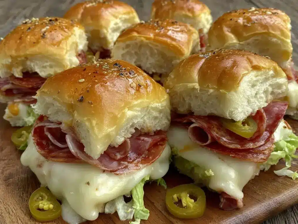 Savory Italian Sub Sliders - featured image