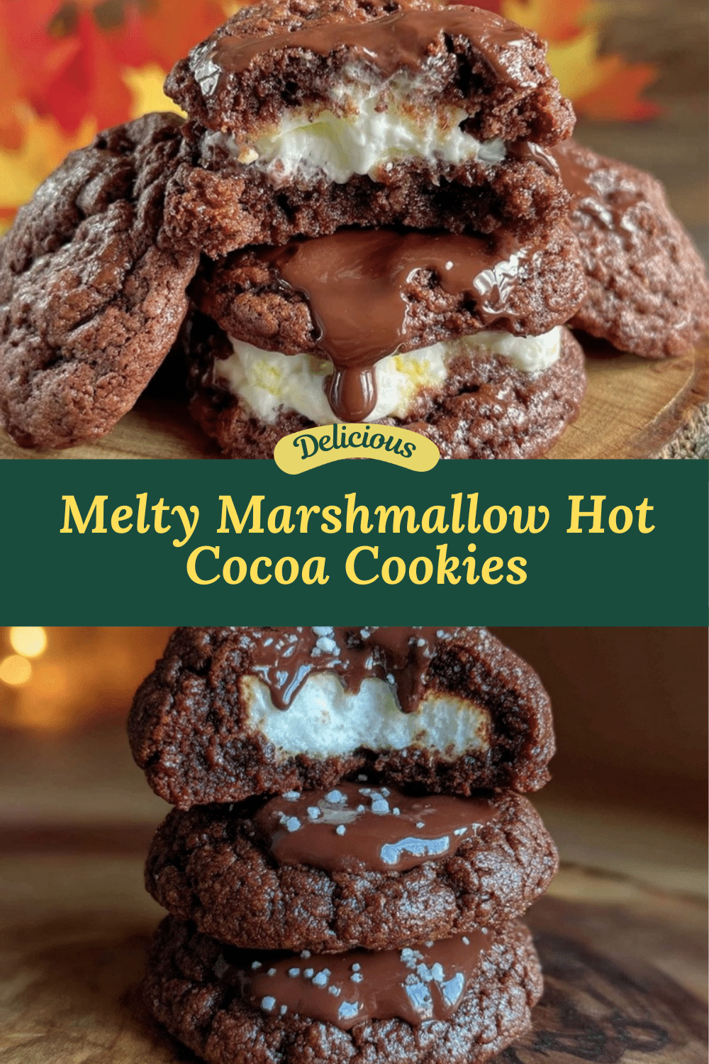 savory marshmallow hot cocoa surprise cookies recipe