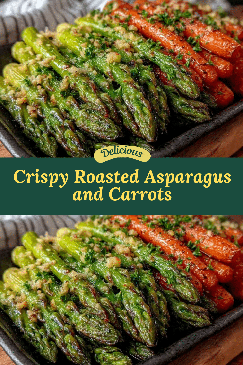 savory roasted asparagus and carrots recipe