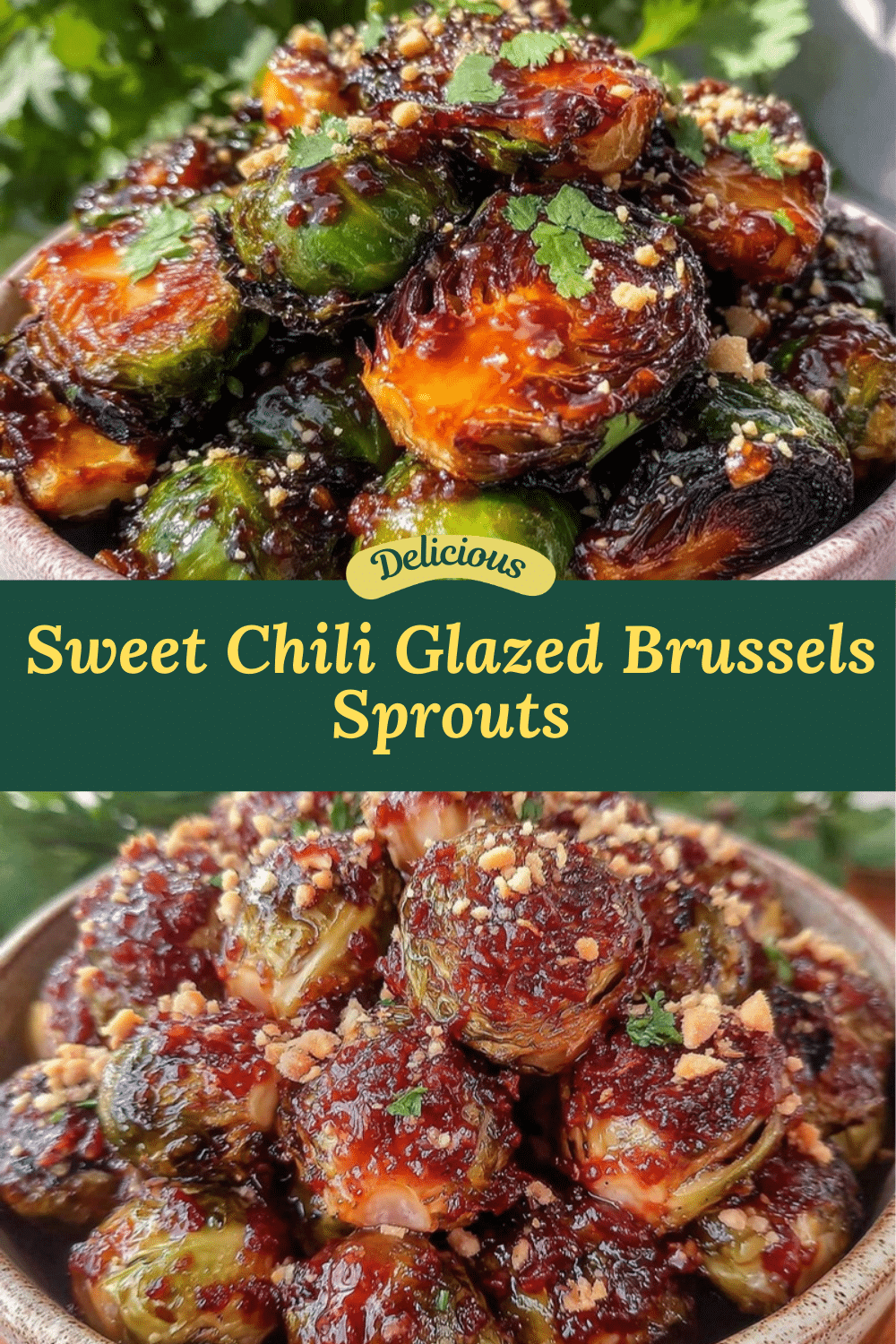 savory sweet chili roasted brussels sprouts recipe