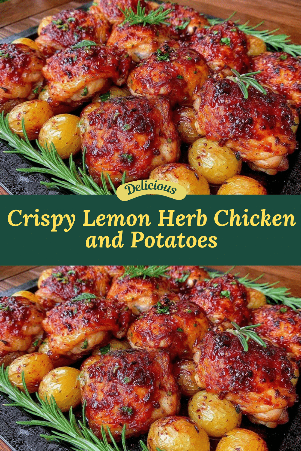 sheet pan lemon herb chicken potatoes recipe