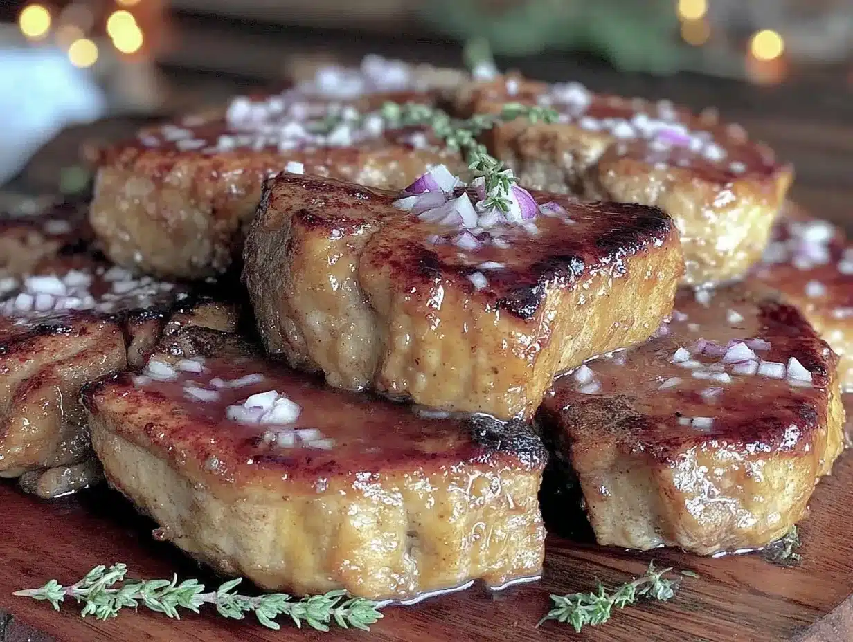 slow cooker honey garlic pork chops preparation steps